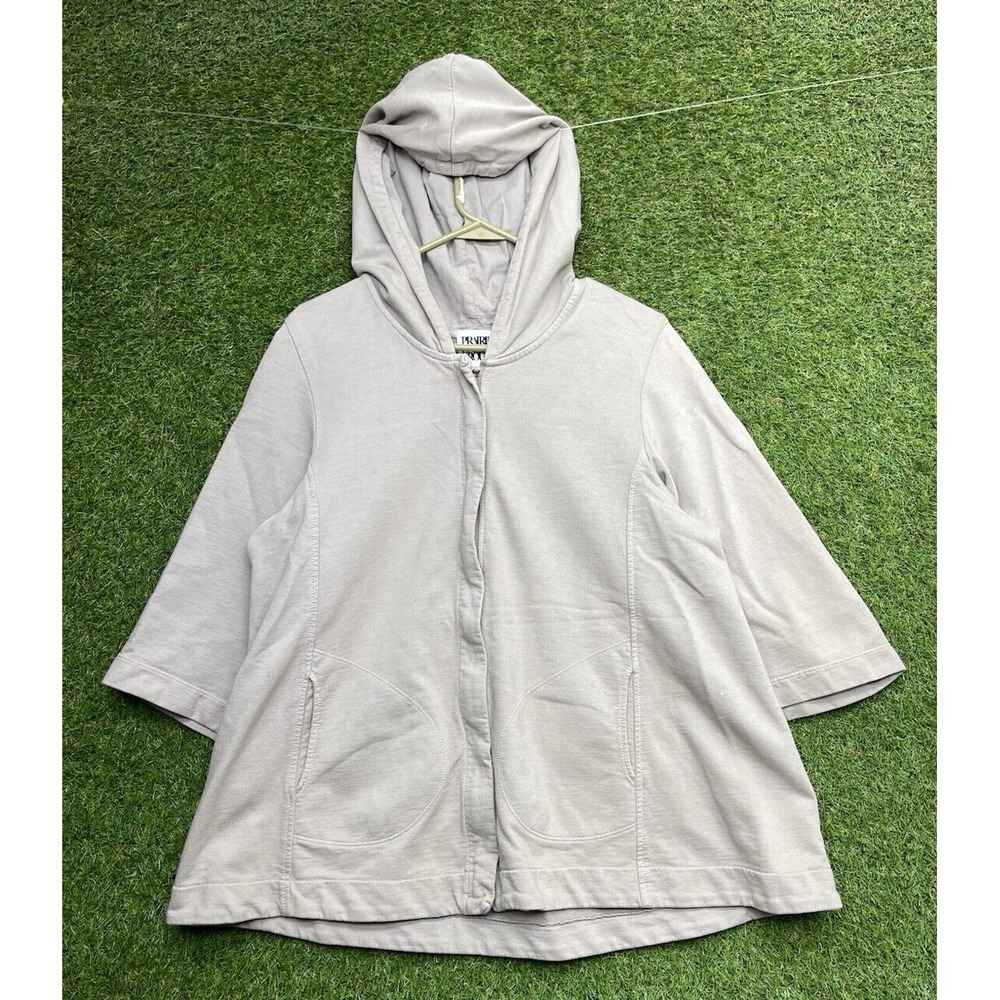 Prairie Underground Cloak Hoodie Jacket Womens Large Zip Up Grunge Goth Hippie